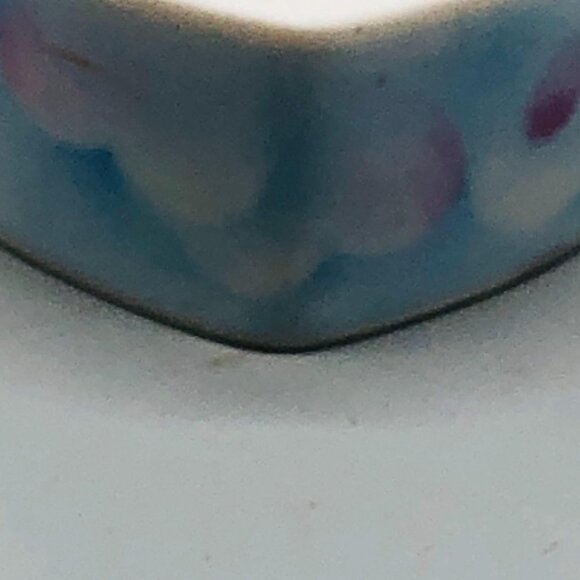 Dreamsicks gift collection box & lid heart shaped 1995 angle porcelain 3x1" READ - Picture 7 of 7